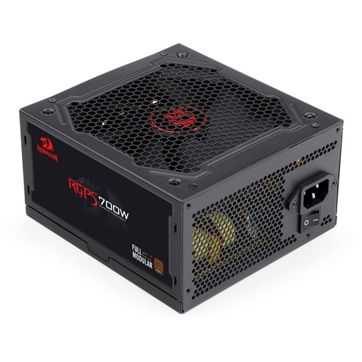 Fonte 700W Redragon RGPS-700W - PFC Ativo - Eficiência 85% - 80 Plus Bronze - Full Modular - GC-PS005