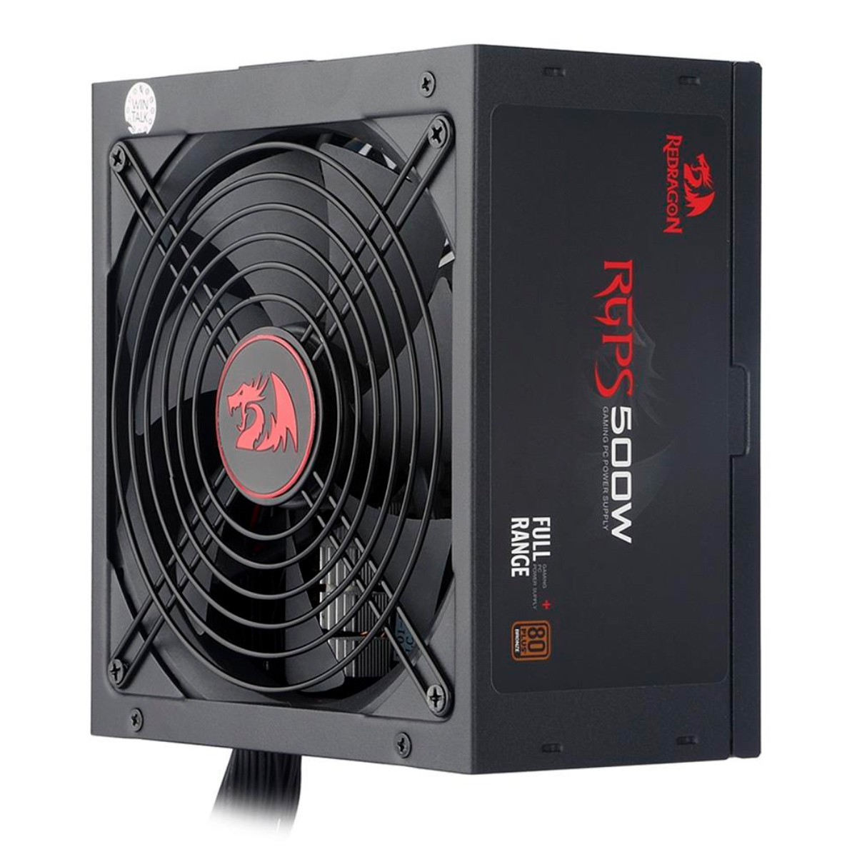 Fonte 500W Redragon RGPS-500W - PFC Ativo - Eficiência 80% - 80 Plus Bronze - GC-PS001