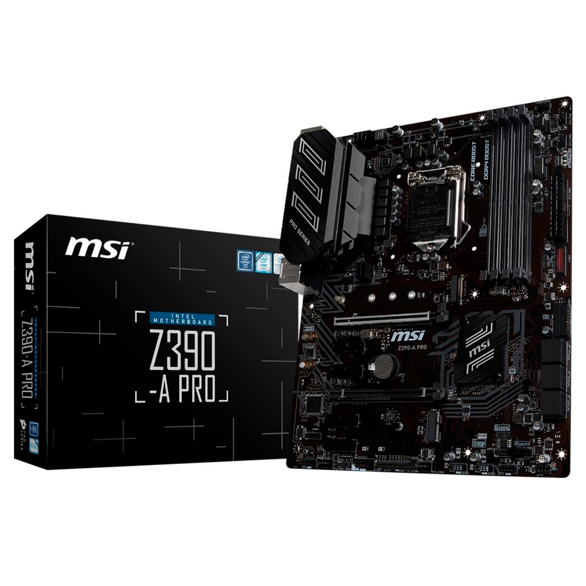 MSI Z390-A PRO (LGA 1151 - DDR4 4400 O.C) - Chipset Intel Z390 - 8ª e 9ª Geração - USB 3.1 Tipo C - Slot M.2 - ATX