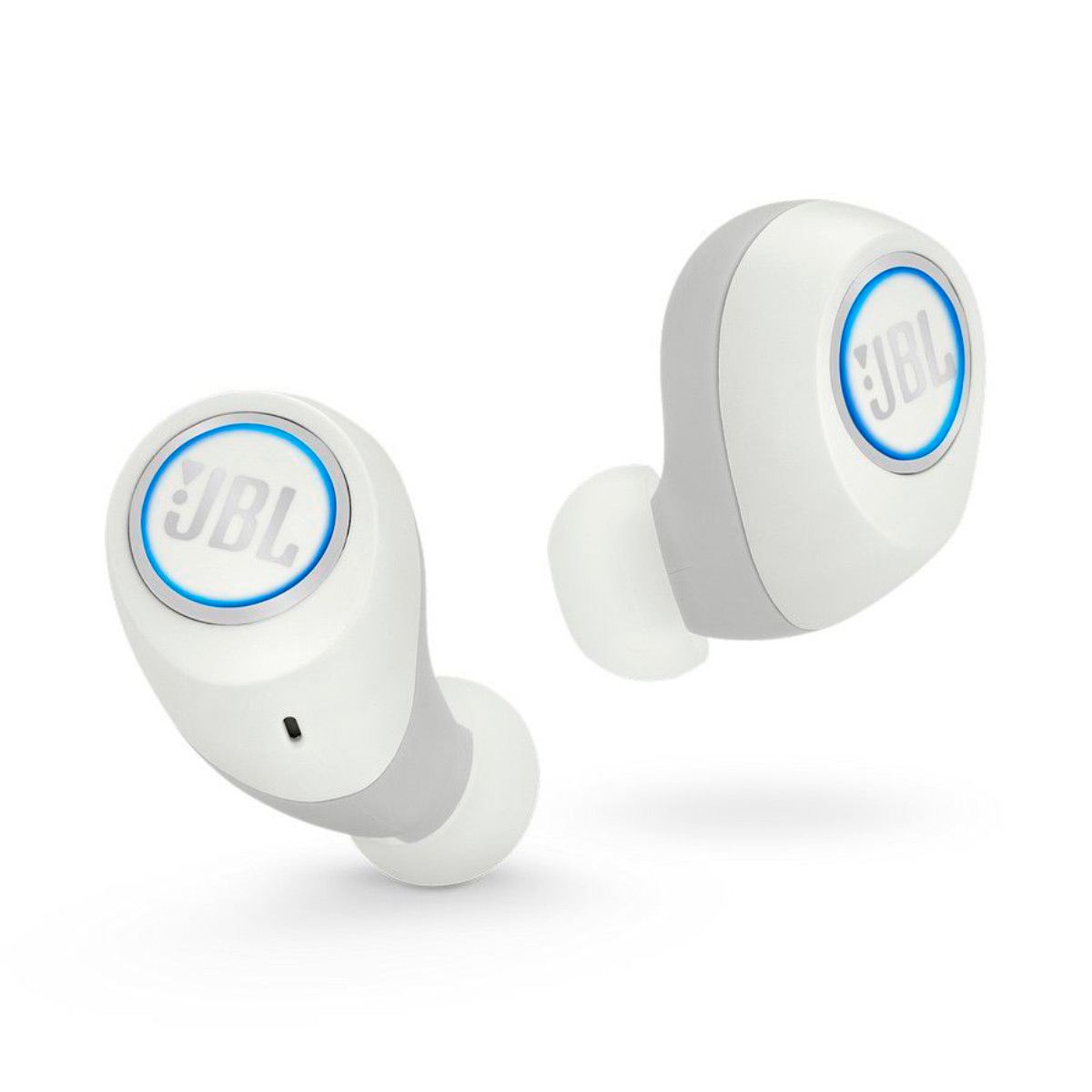 Fone de Ouvido Bluetooth Earbud JBL Free X - com Microfone - com Case carregador - À prova de respingos - Branco - JBLFREEXWHTBT