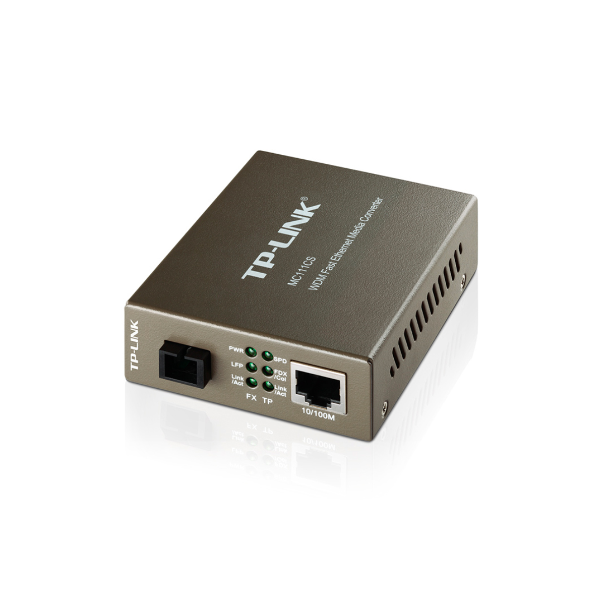 Conversor de Mídia TP-Link MC111CS - Fibra Óptica WDM 100Mbps Modo Único 20Km