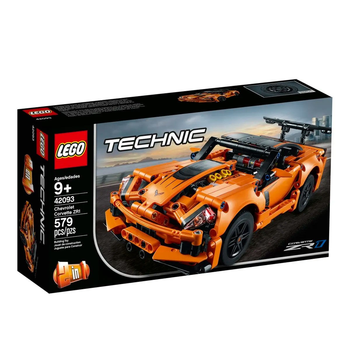 LEGO Technic 2 Em 1: Supercarros Chevrolet Corvette ZR1 - 42093