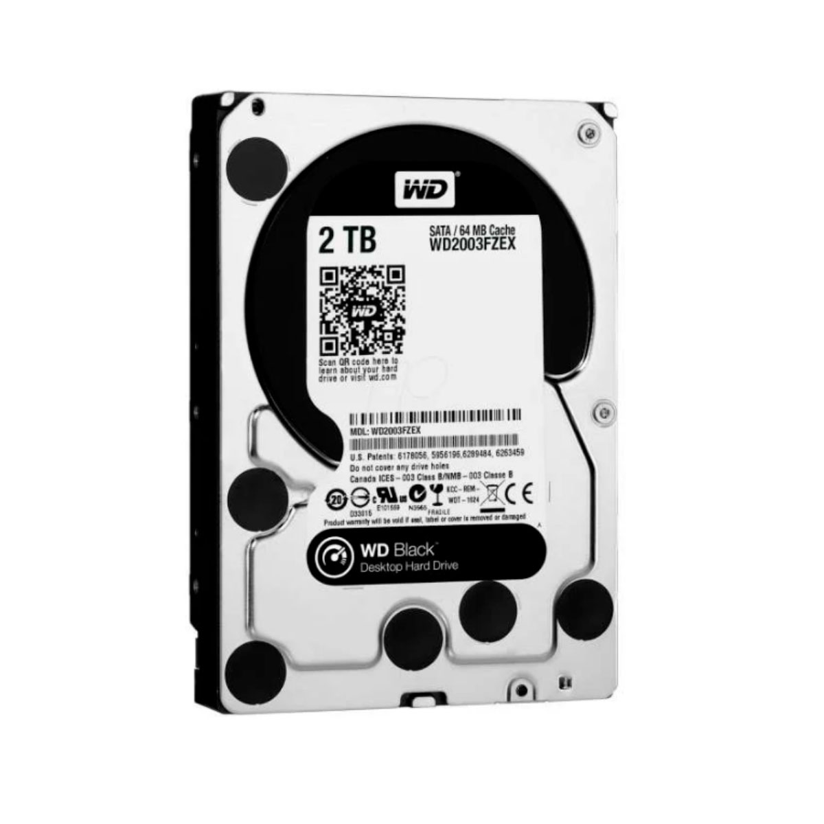 HD 2TB SATA - 7200RPM - 64MB Cache - Western Digital Black - WD2003FZEX