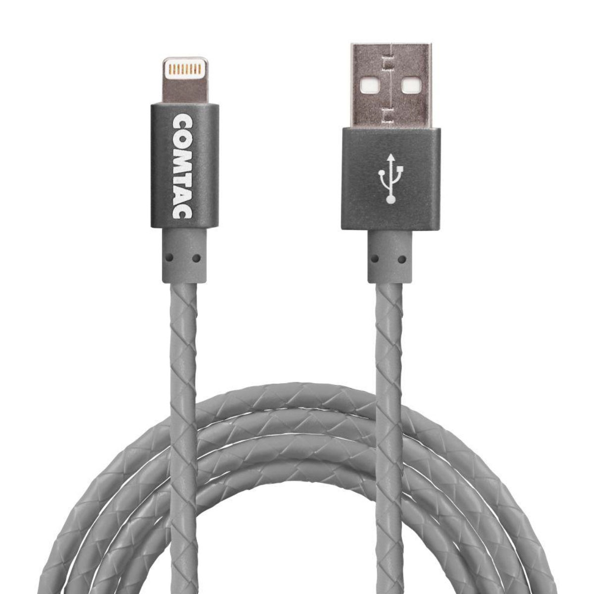 Cabo Lightning para USB - com Certificação MFI - 1 metro - Cinza - Comtac 9370