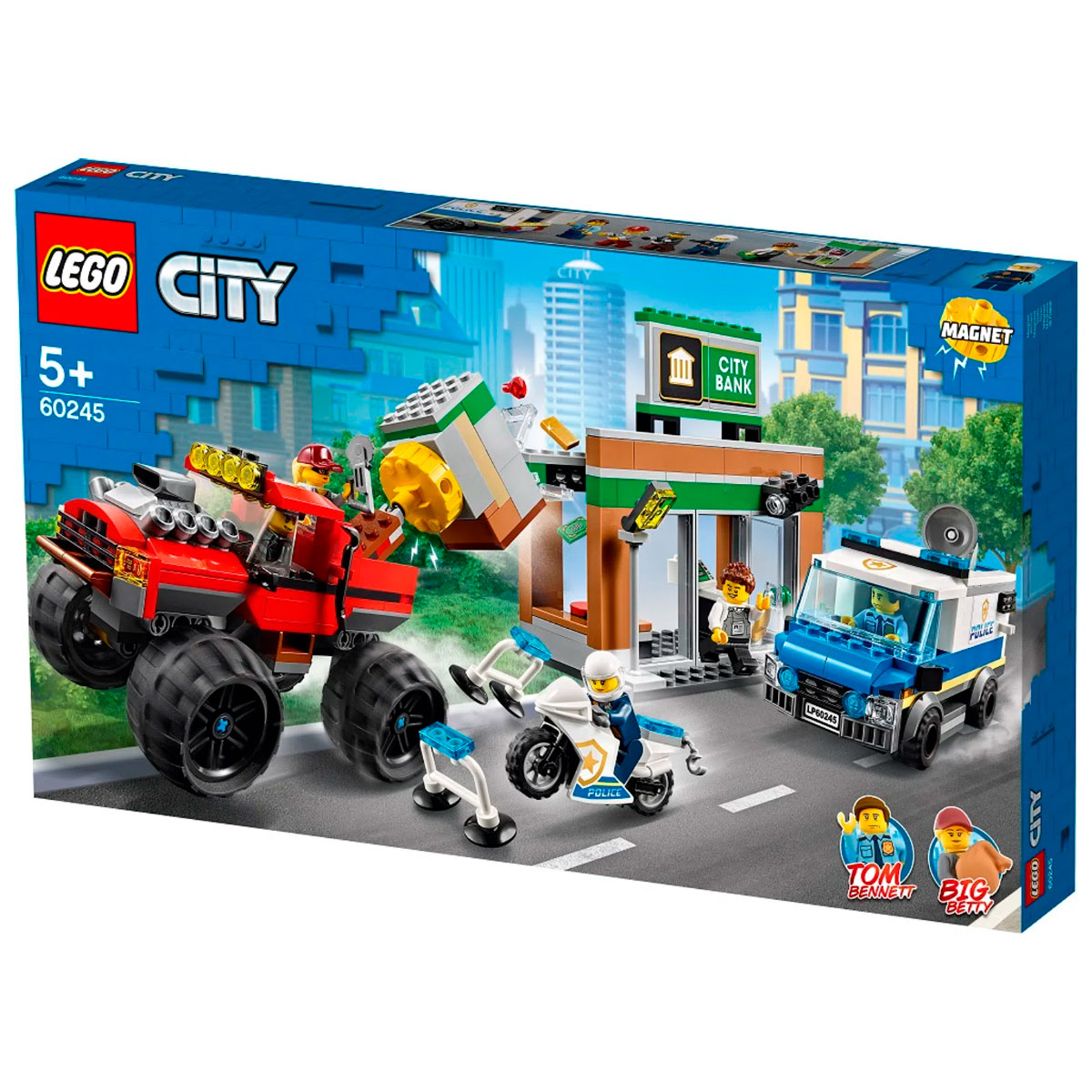 LEGO City - Polícia Monster Truck Heist - 60245