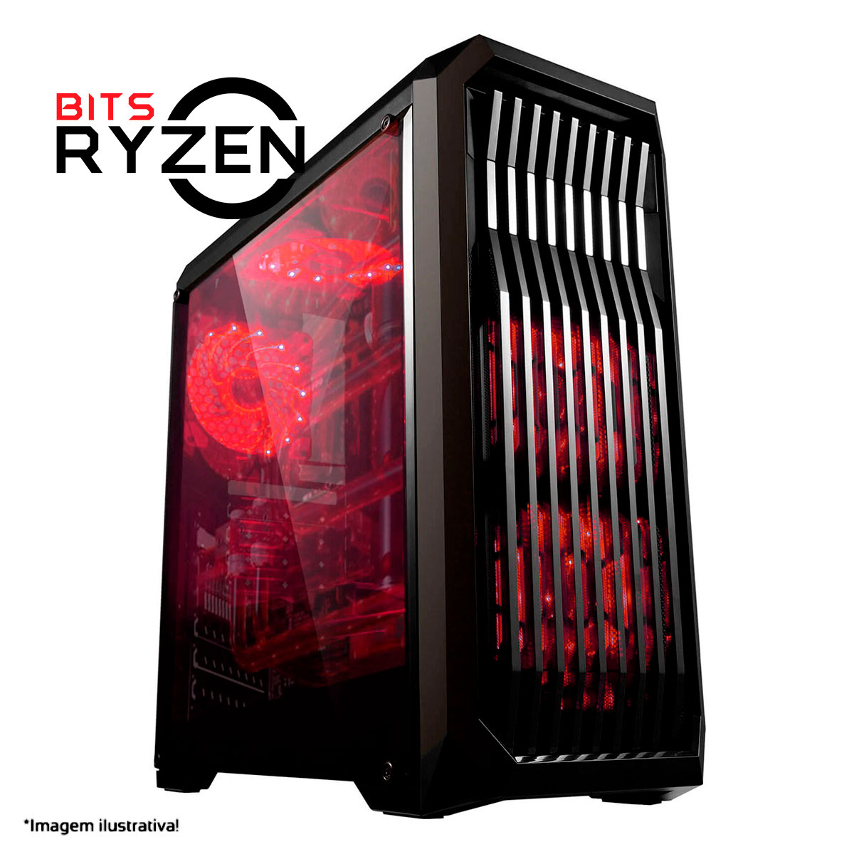 PC Gamer Bits Firestorm 5 - AMD Ryzen™ 5 3600, 16GB, HD 1TB, GeForce RTX 2060 Super 8GB