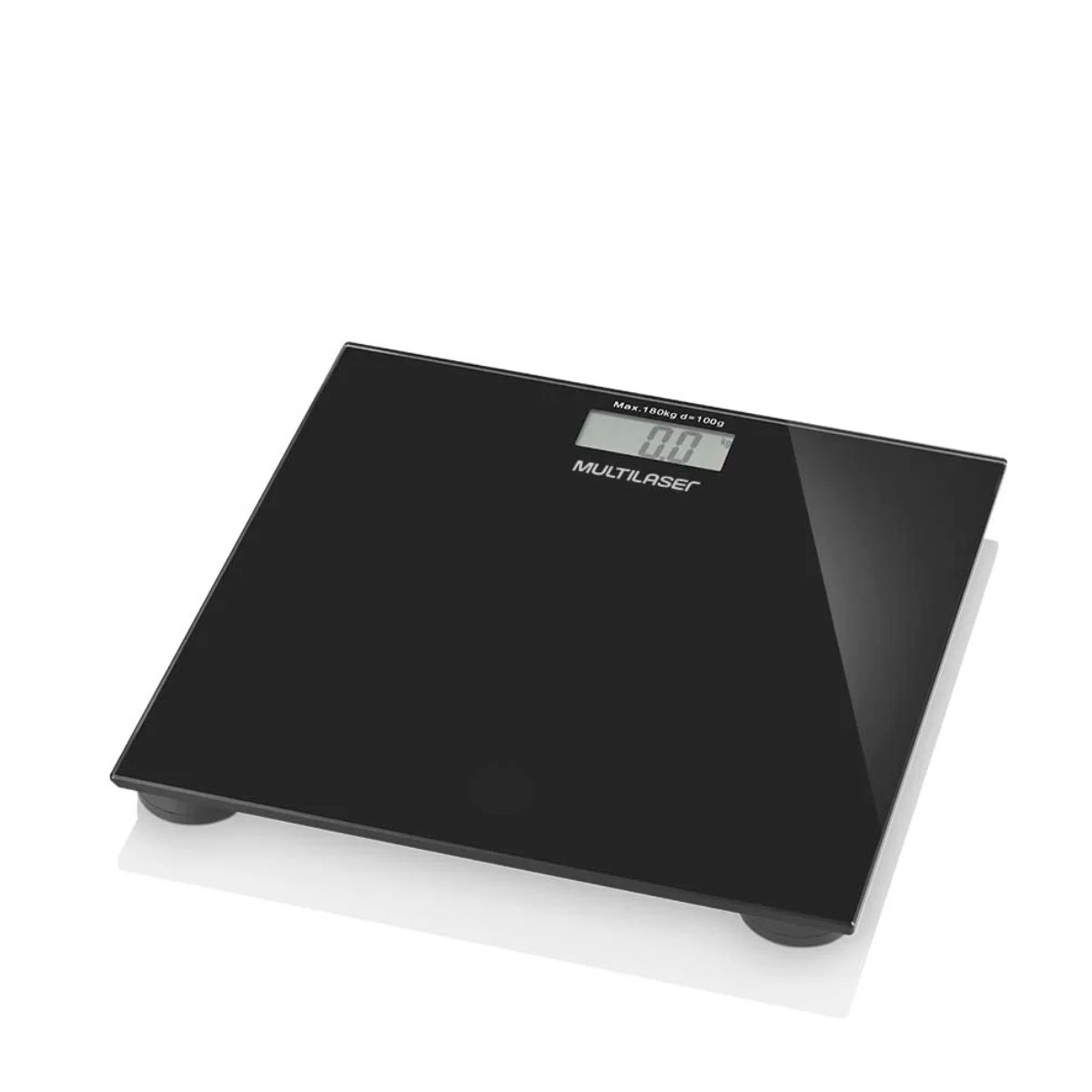 Balança Digital Digi Health - Tela LCD - Até 180Kg - Plataforma em Vidro Temperado de 6MM - Multilaser HC022
