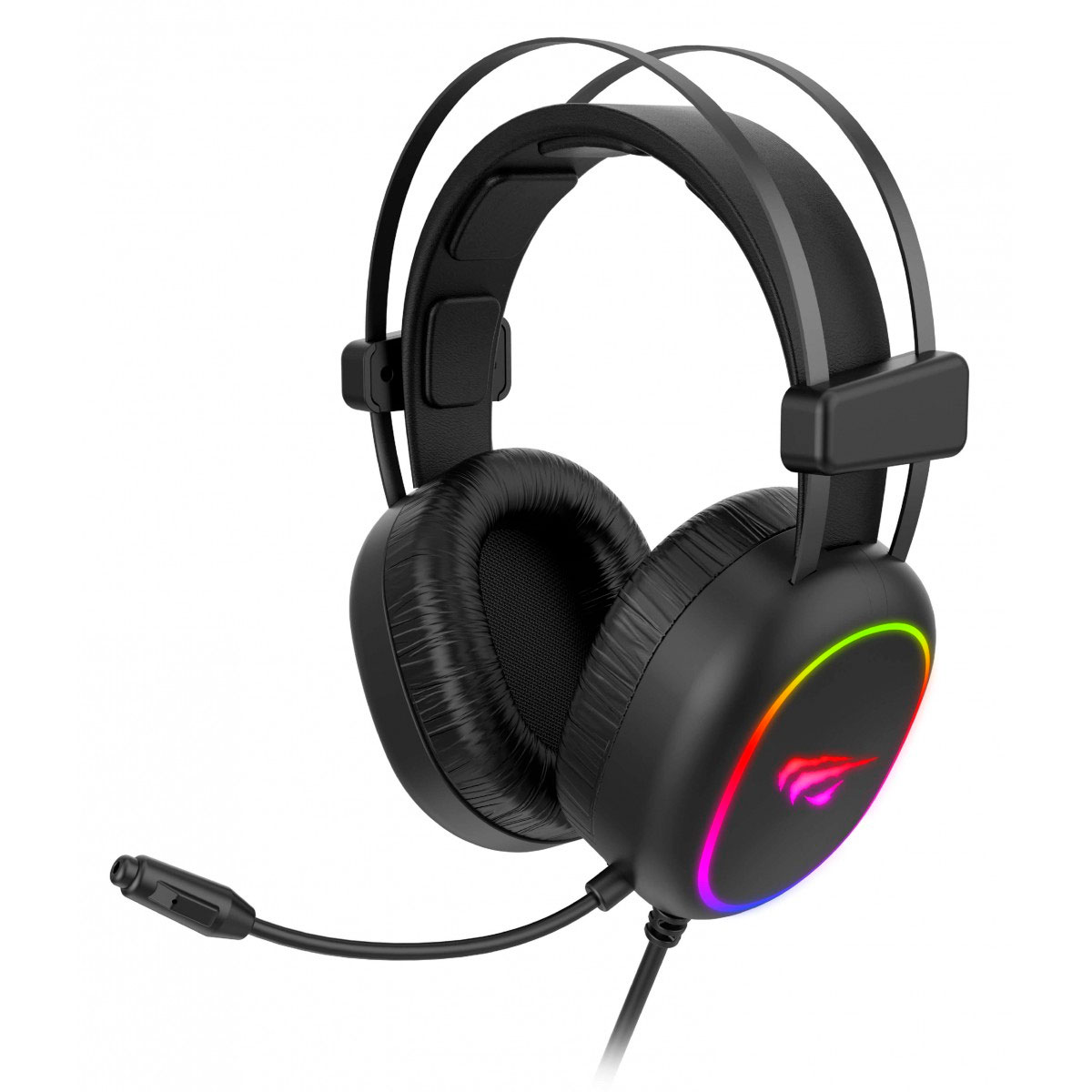 Headset Gamer Havit H2016D - LED RGB - Conector P2 e USB - HV-H2016D