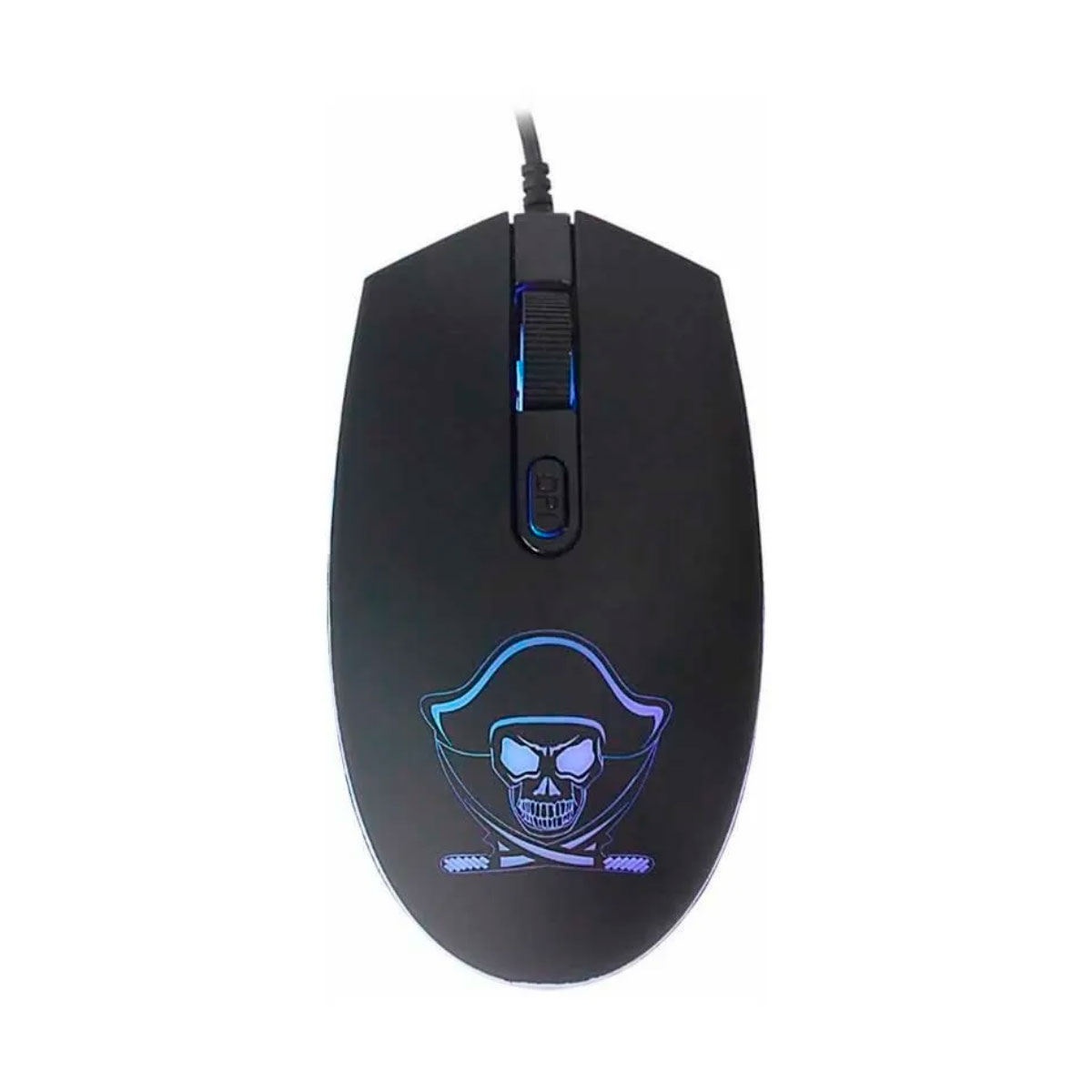 Mouse Gamer K-Mex Pirata M3400 - 1200dpi - com LED RGB
