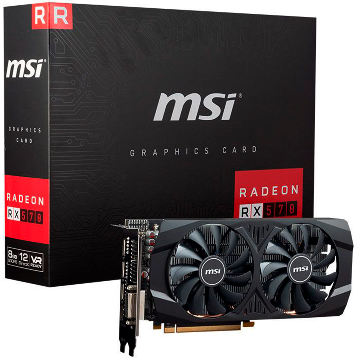 AMD Radeon RX 570 8GB GDDR5 256bits - MSI 912-V809-3428