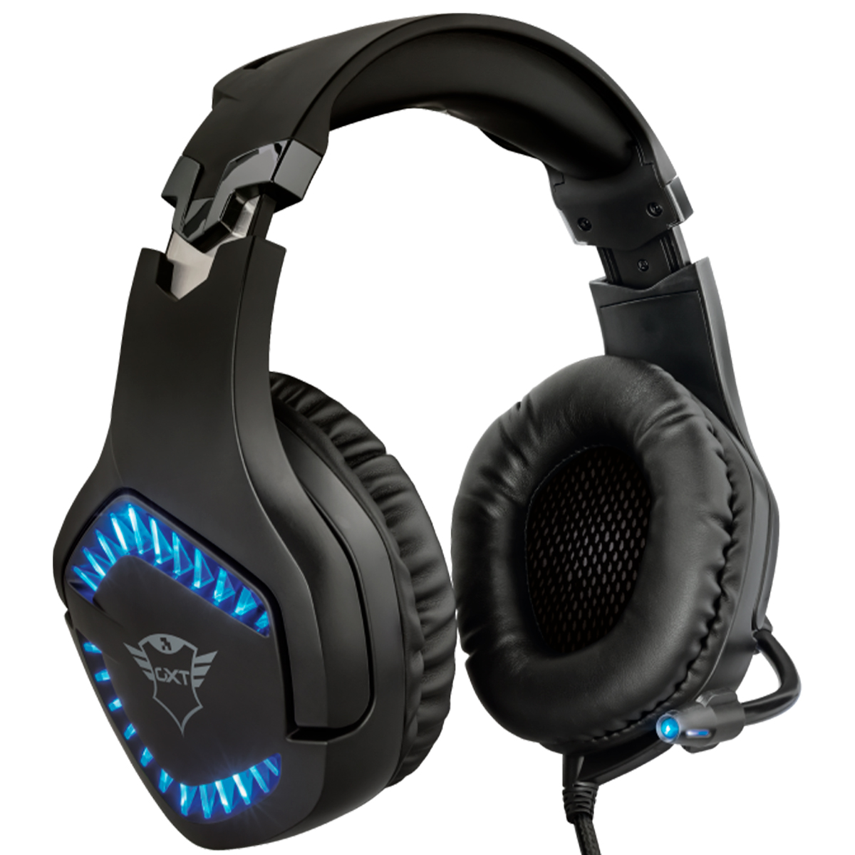 Headset Gamer Trust GXT 460 Varzz - LED - com Controle de Volume - Conector P2 + Alimentação USB - Compatível com PC - 23380