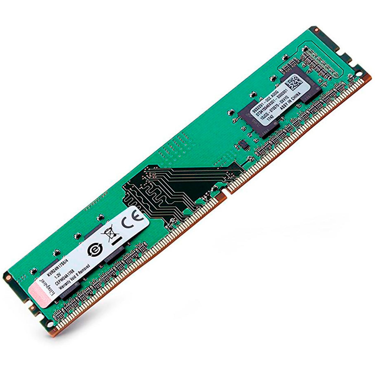 Memória 4GB DDR4 2400MHz Kingston - CL17 - KVR24N17S6/4