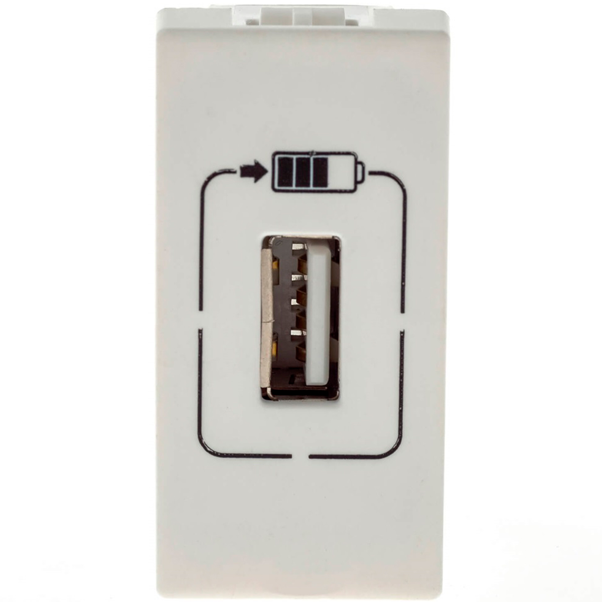 Módulo Tomada Legrand Pial Plus+ Carregador USB - 1100mA - 615088BC