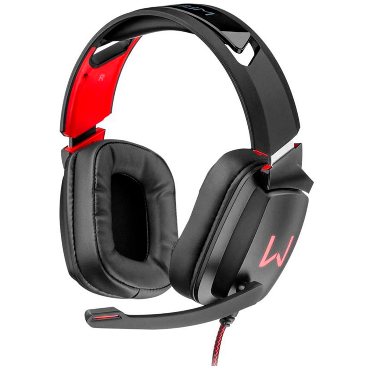 Headset Gamer Warrior Kaden PH301 - Com Microfone - Conector USB - Preto