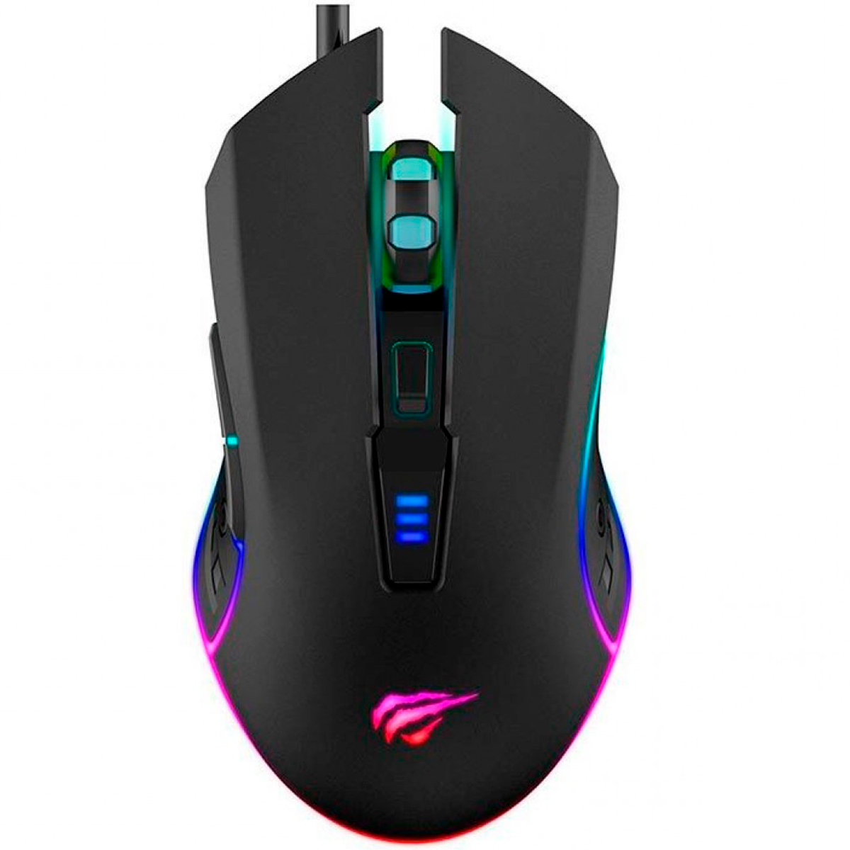 Mouse Gamer Havit MS1018 - 3200dpi - 6 Botões - RGB - HV-MS1018