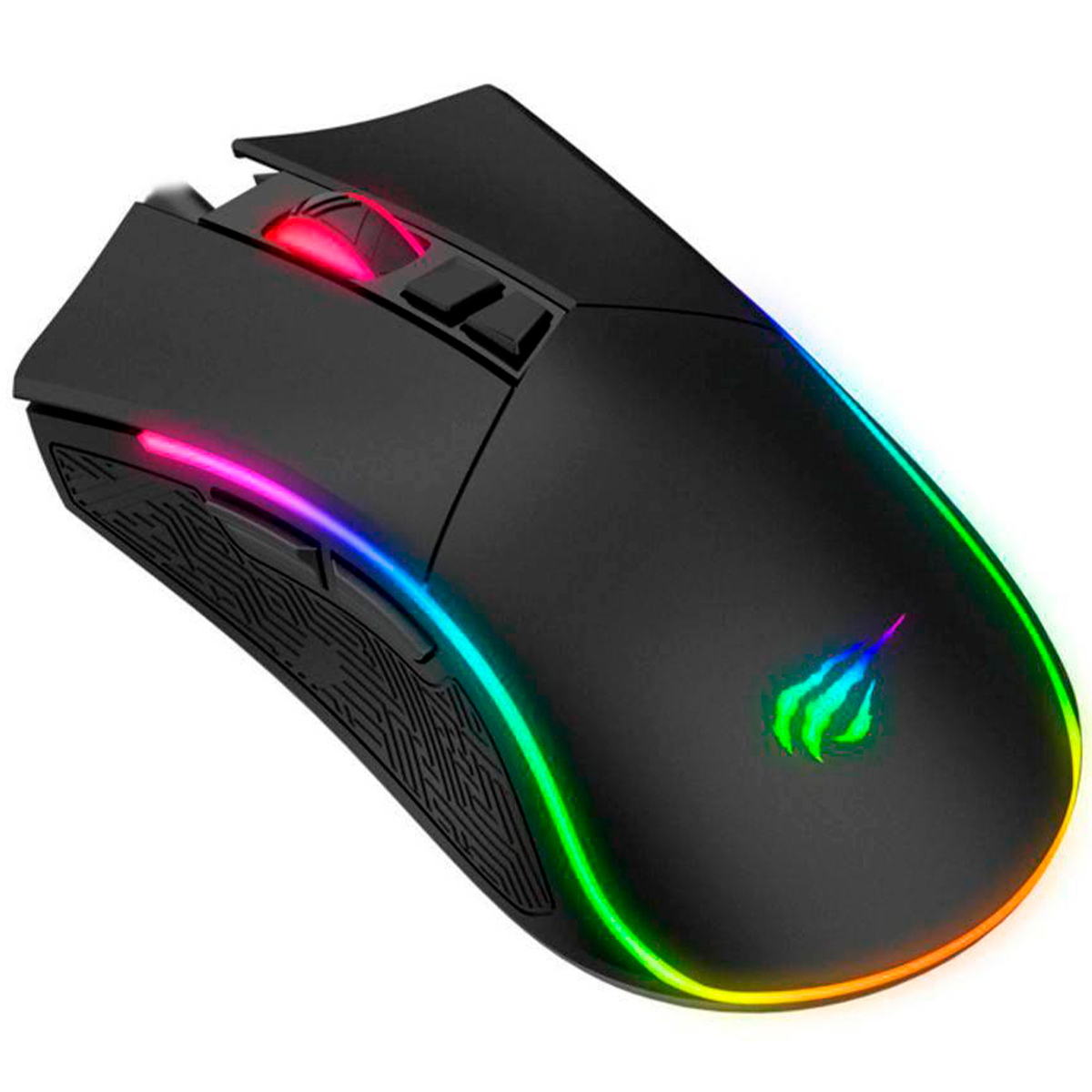 Mouse Gamer Havit MS1001 - 7200dpi - 7 Botões - RGB - HV-MS1001