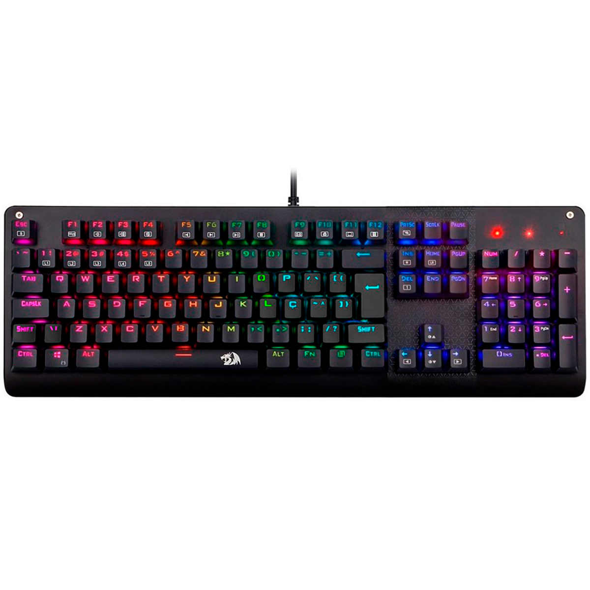 Teclado Mecânico Gamer Redragon Sani - USB - ABNT2 - LED RGB - Switch Outemu MK2 Azul - K581RGB PT