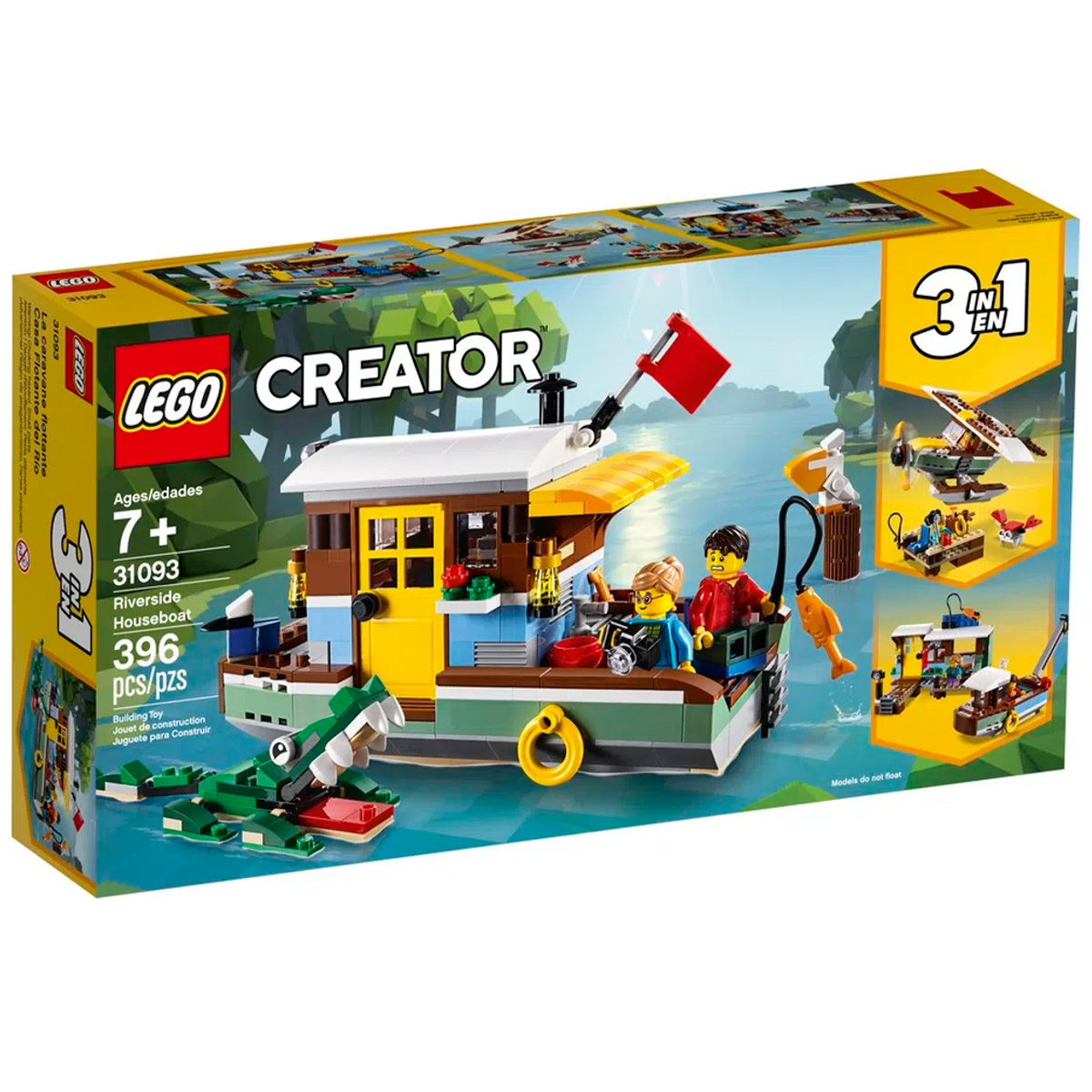 LEGO Creator - Casa Flutuante na Margem do Rio - 31093