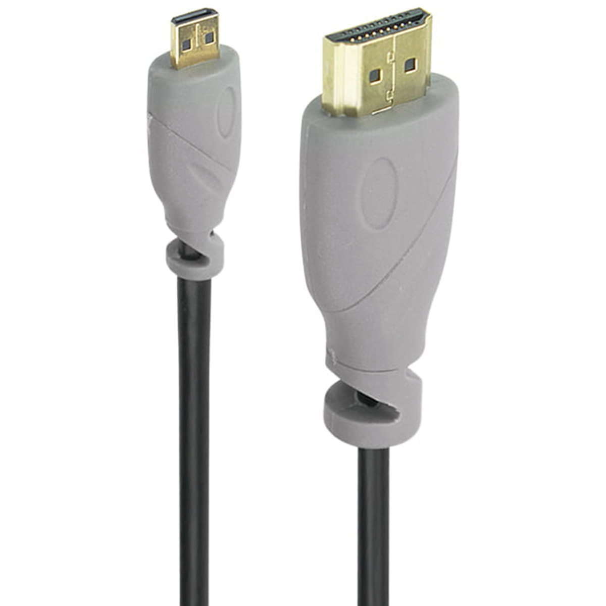 Cabo Conversor Micro HDMI para HDMI - 2 metros - 2.0 Ultra HD 4K 3D HDR - Pix 018-9410