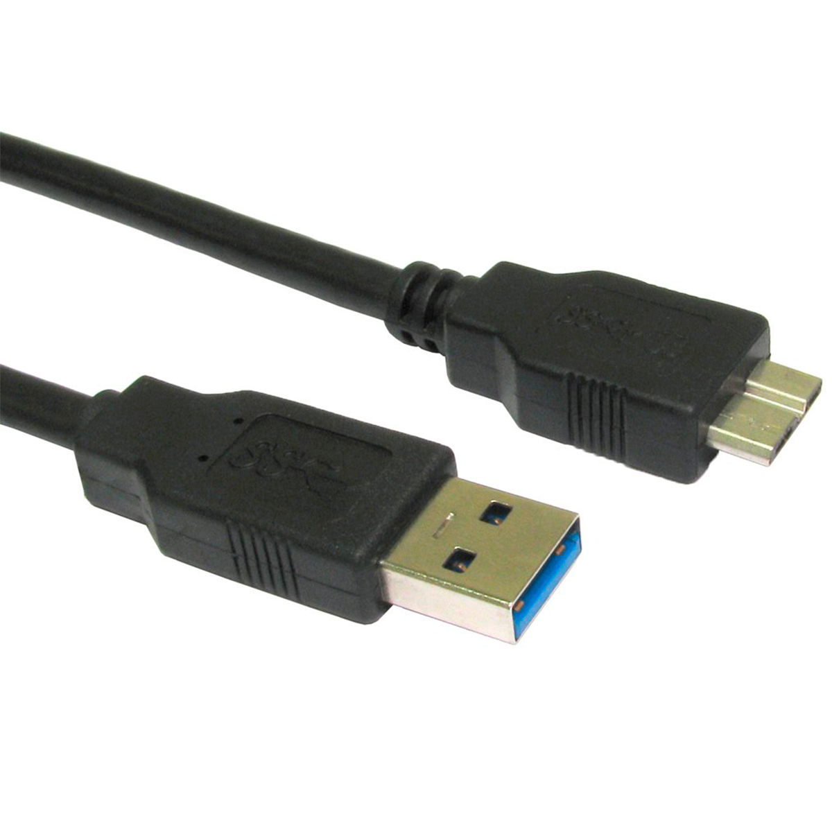 Cabo USB 3.1 para HD Externo - 1,2 metros - USB para USB Micro B - 5GB/s - Preto - Chip Sce 018-7707