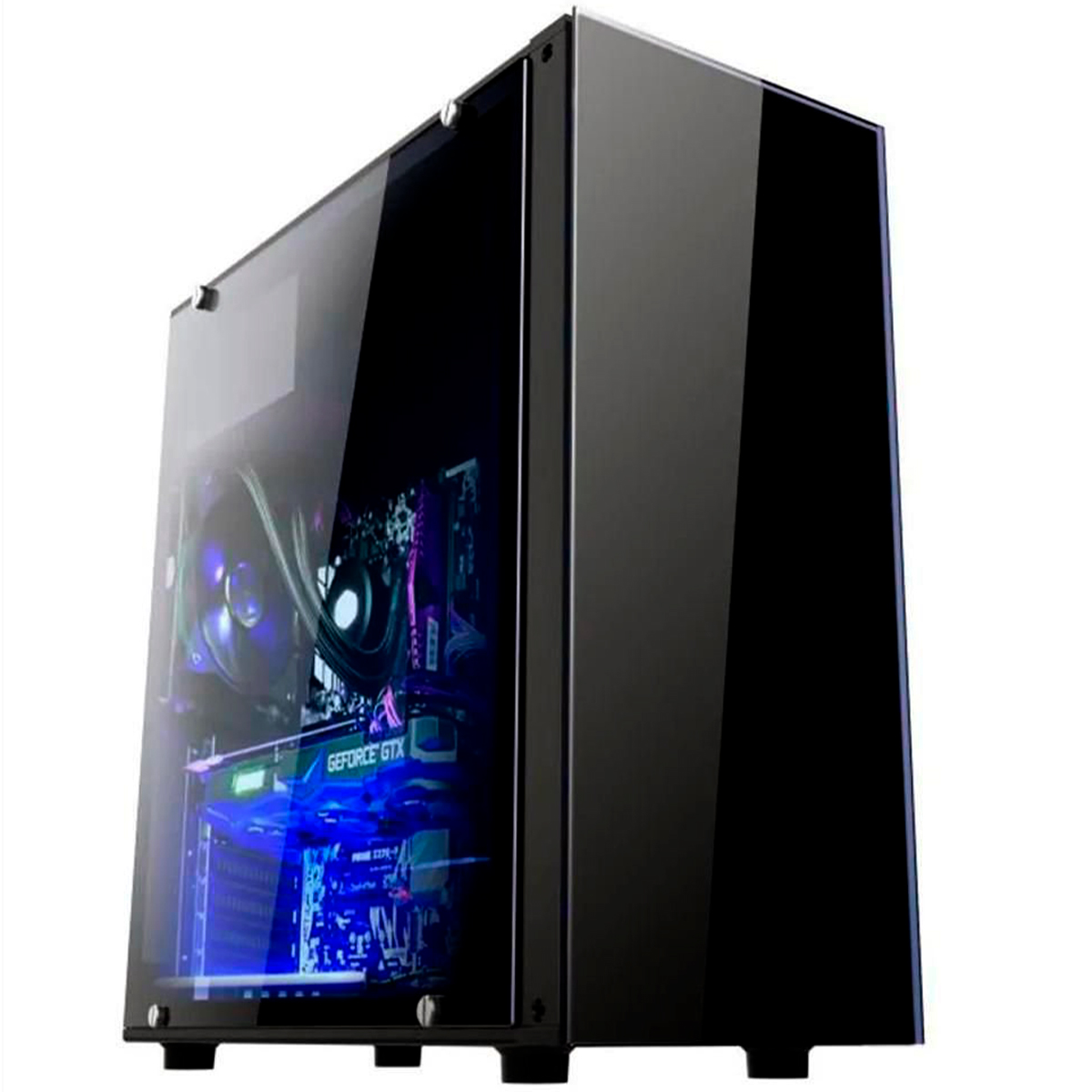 Gabinete Gamer BPC-330ATX - Frontal em Vidro Temperado - Preto