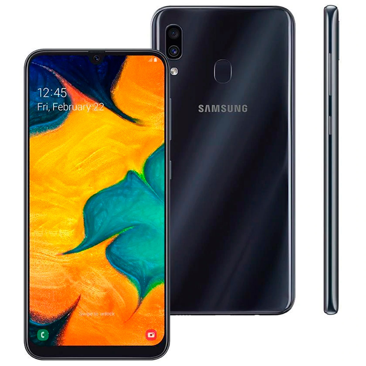 Smartphone Samsung Galaxy A30 - Tela 6.4