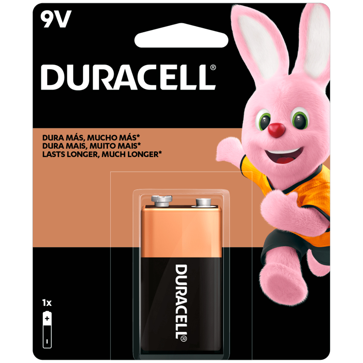 Bateria 9V Alcalina Duracell - MN1604B1