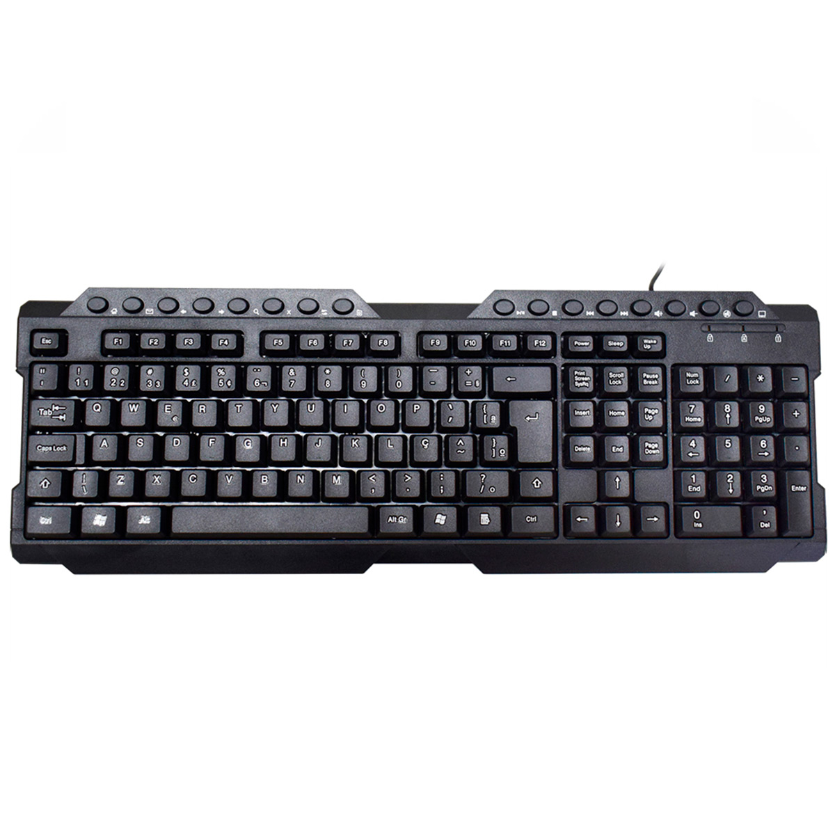 Teclado USB Multimidia K-Mex - ABNT2 - KM-5828