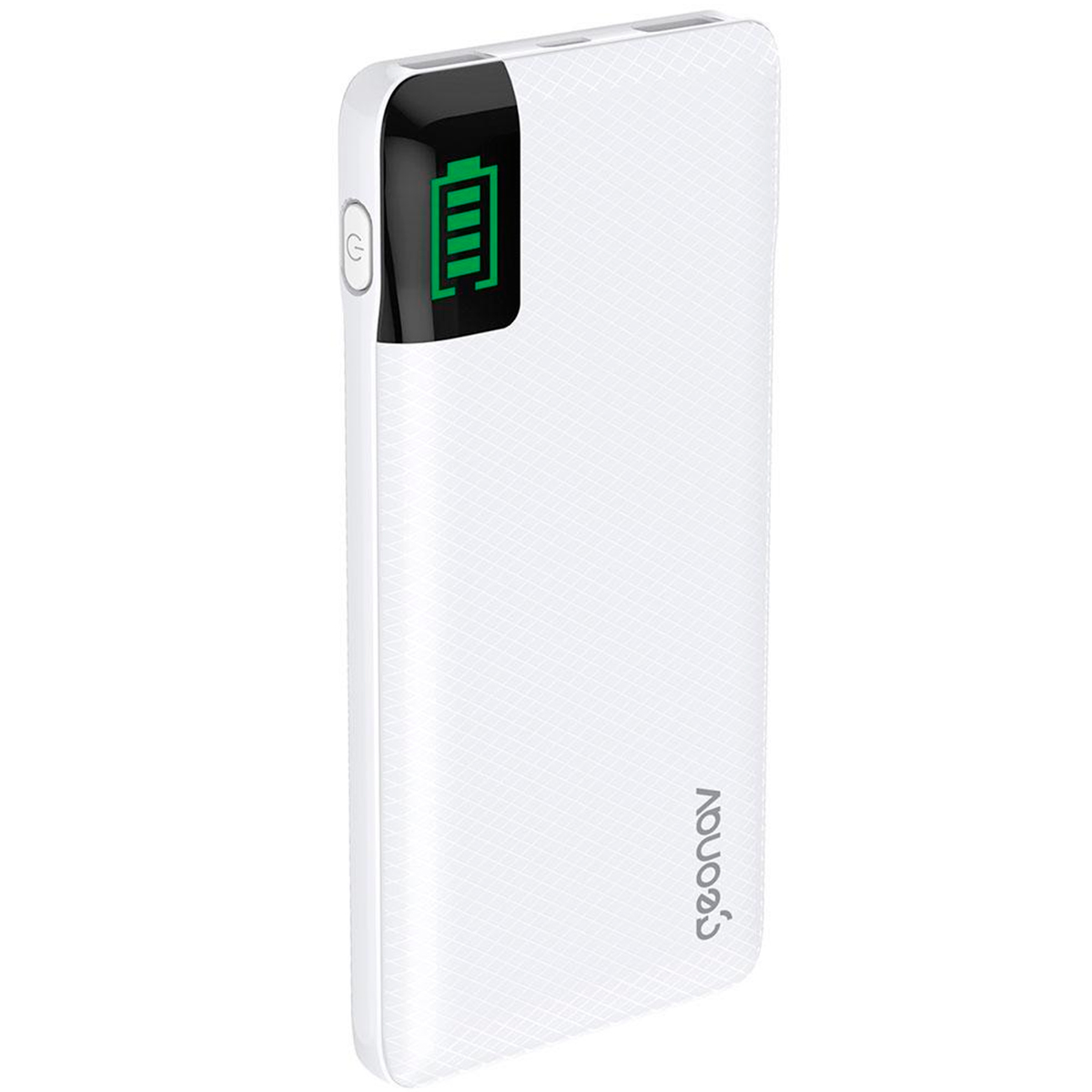 Power Bank Carregador Portátil Universal Geonav PB16KWT - Bateria Externa 16000 mAh - USB-C e USB - Para Smartphones, tablets - Branco