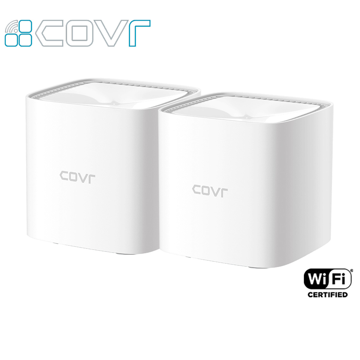 Roteador WI-Fi D-Link COVR-1102 AC1200 - Combo 2 unidades - Gigabit - Tecnologia Wi-Fi Easy MESH - Tecnologia Wave 2 e MU-MIMO - Dual Band 2.4 GHz e 5 GHz