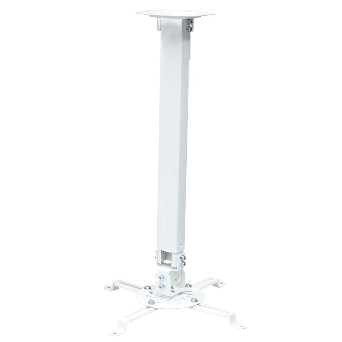 Suporte de Teto para Projetor - Ajuste de Altura de 545 até 900mm - Branco - ELG PRO1100WH