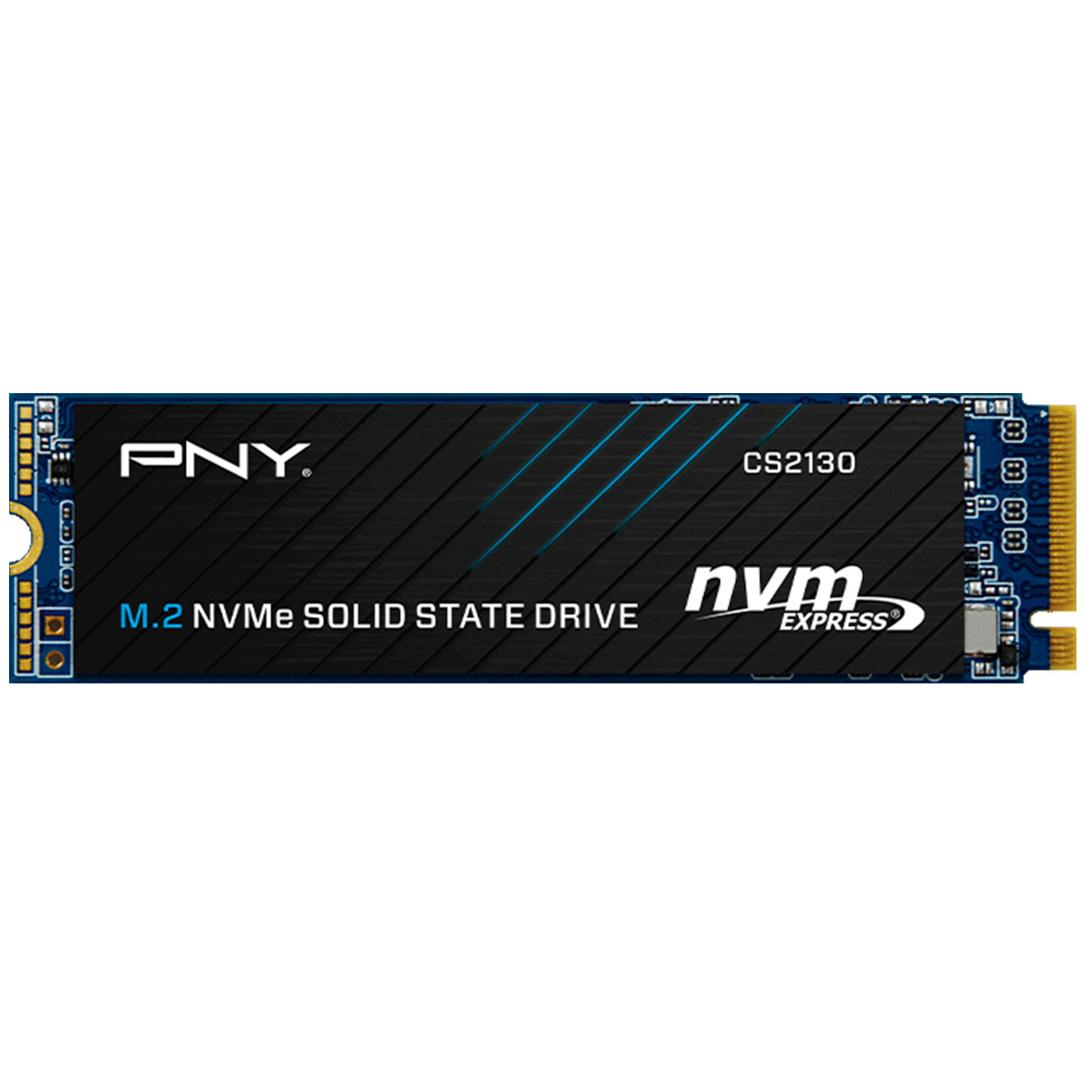 SSD M.2 500GB PNY CS2130 - NVMe - Leitura 3500MB/s - Gravação 925MB/s M280CS2130-500-RB