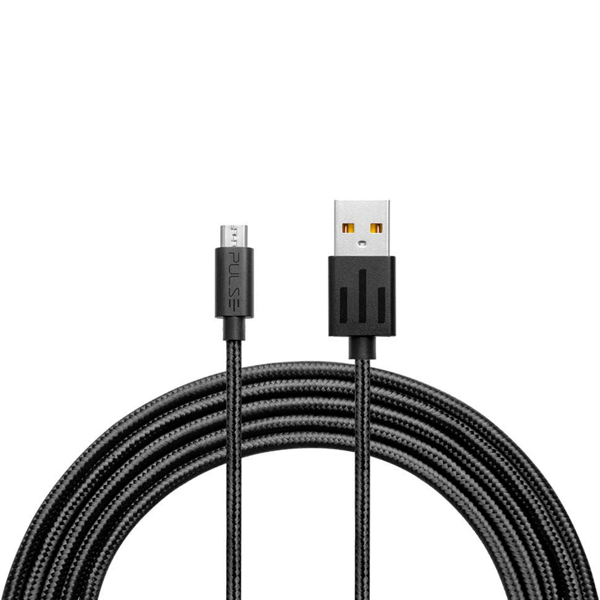 Cabo Micro USB para USB - 1.5 Metro - Acabamento Premium - Preto - Multilaser Pulse WI412