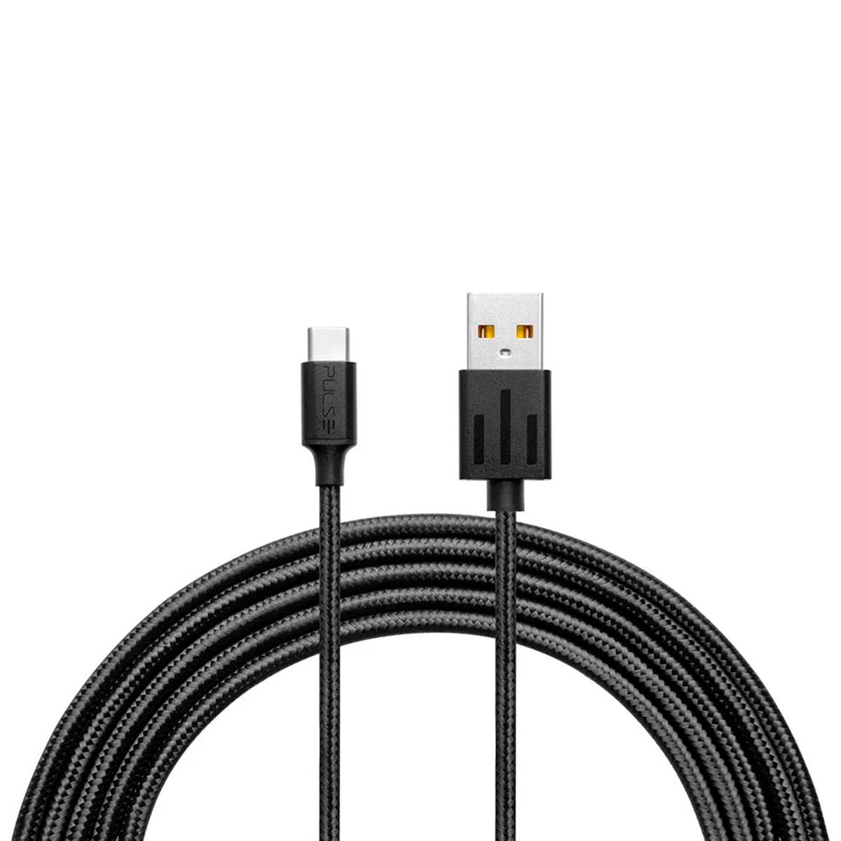 Cabo USB-C para USB - 1.5 Metro - Acabamento Premium - Preto - Multilaser Pulse WI413