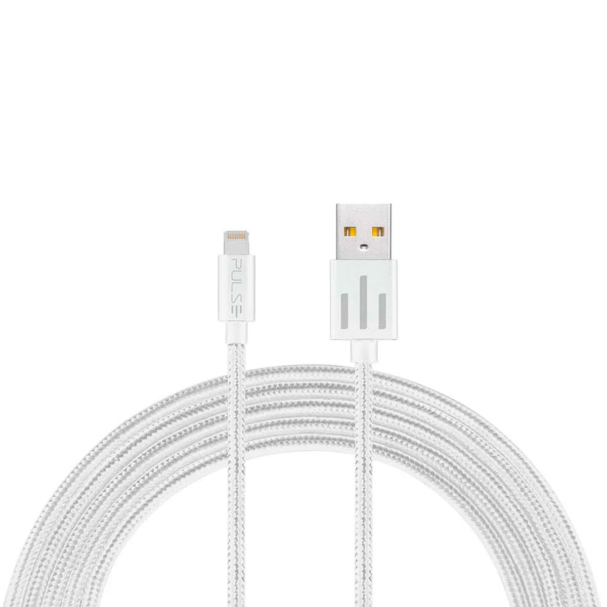 Cabo Lightning para USB - Iphone MFI - 1.5 Metro - Acabamento Premium - Branco - Multilaser Pulse WI414