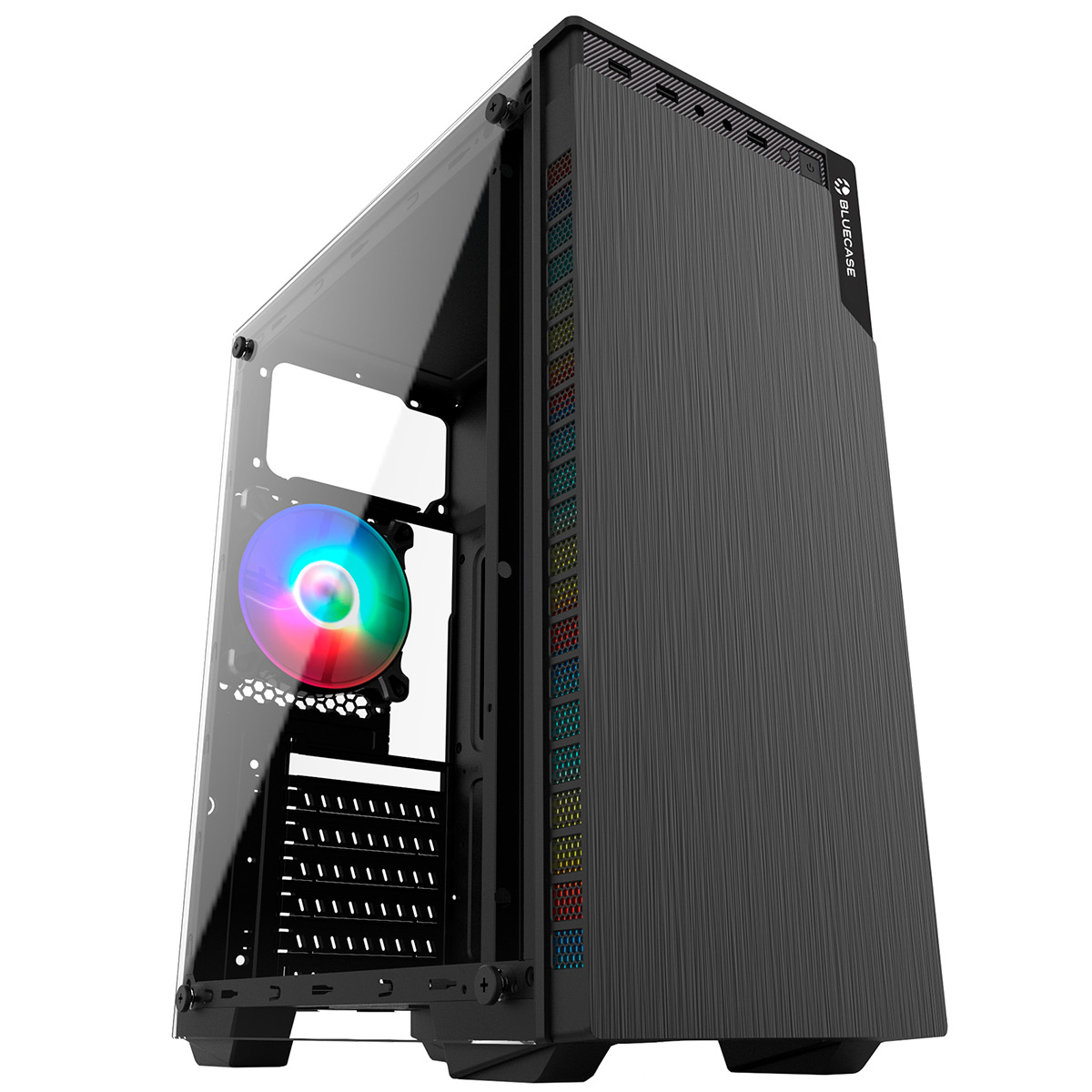 Gabinete Gamer Bluecase BG-030 - Lateral em Vidro - USB 3.0 - Mid Tower