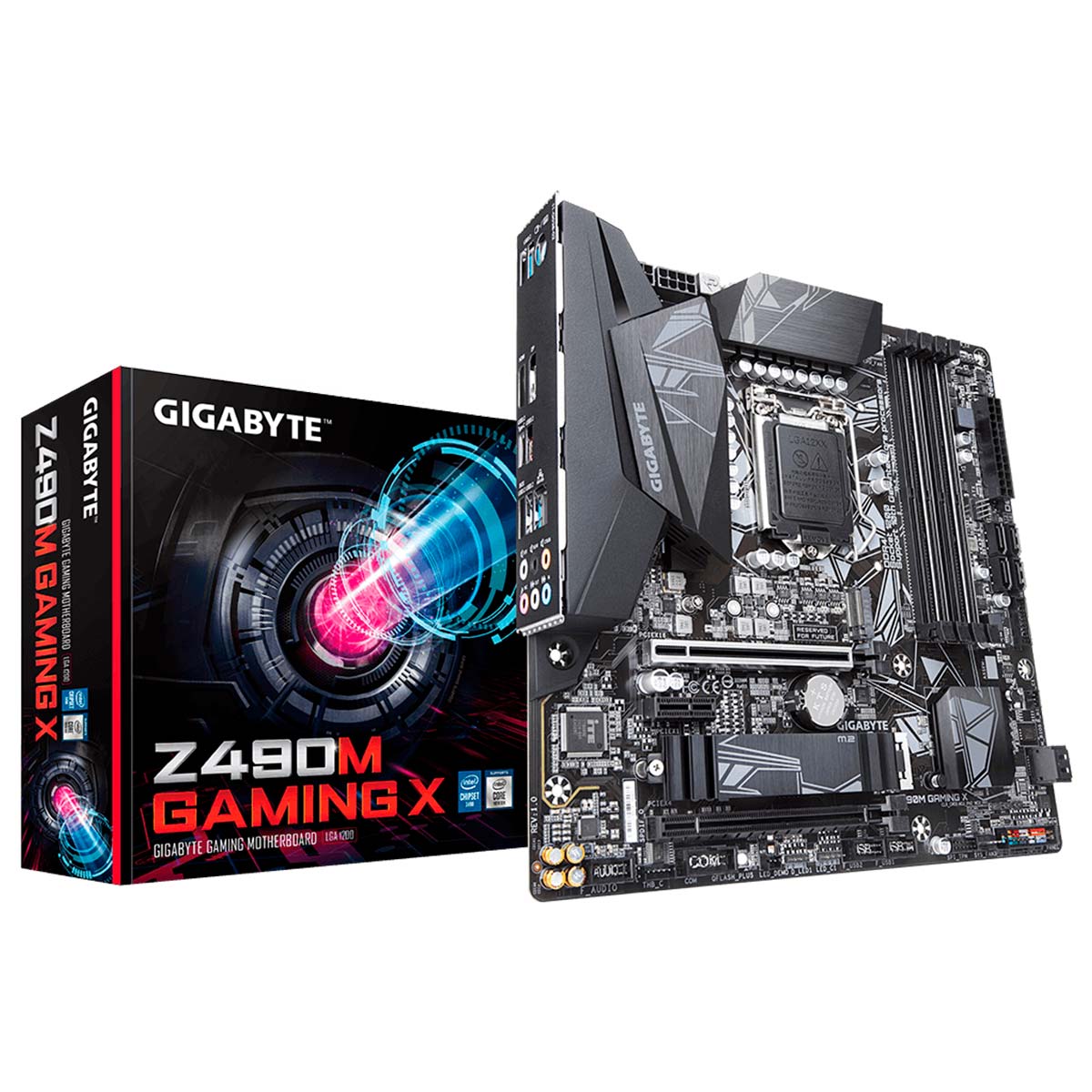 Gigabyte Z490M Gaming X (LGA 1200 - DDR4 4400 O.C) Chipset Intel Z490 Express - USB 3.2 - Slot M.2 - Micro ATX