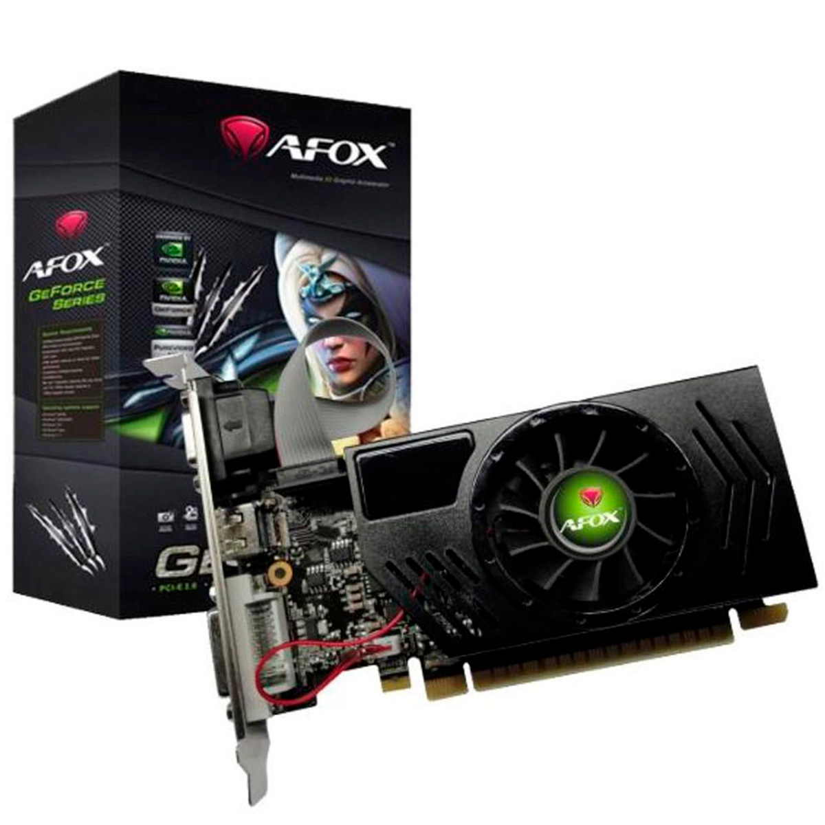 Placa de Vídeo GeForce GT 730 2GB GDDR3 128 bits - Low Profile - AFOX AF730-2048D3L6