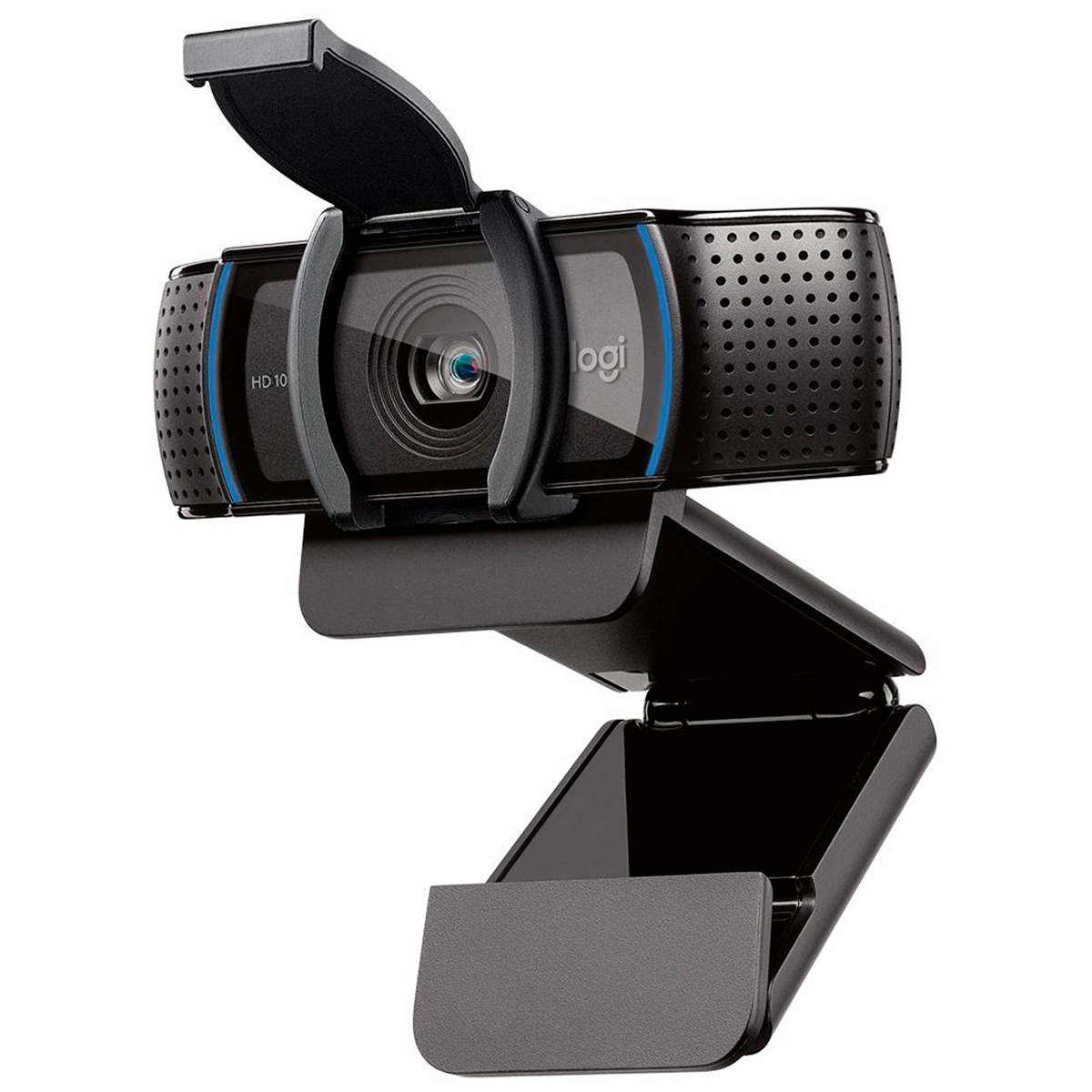 Web Câmera Logitech C920S HD Pro - Videochamada e Gravações em Full HD - Microfone duplo Estéreo - 960-001257 - Open box