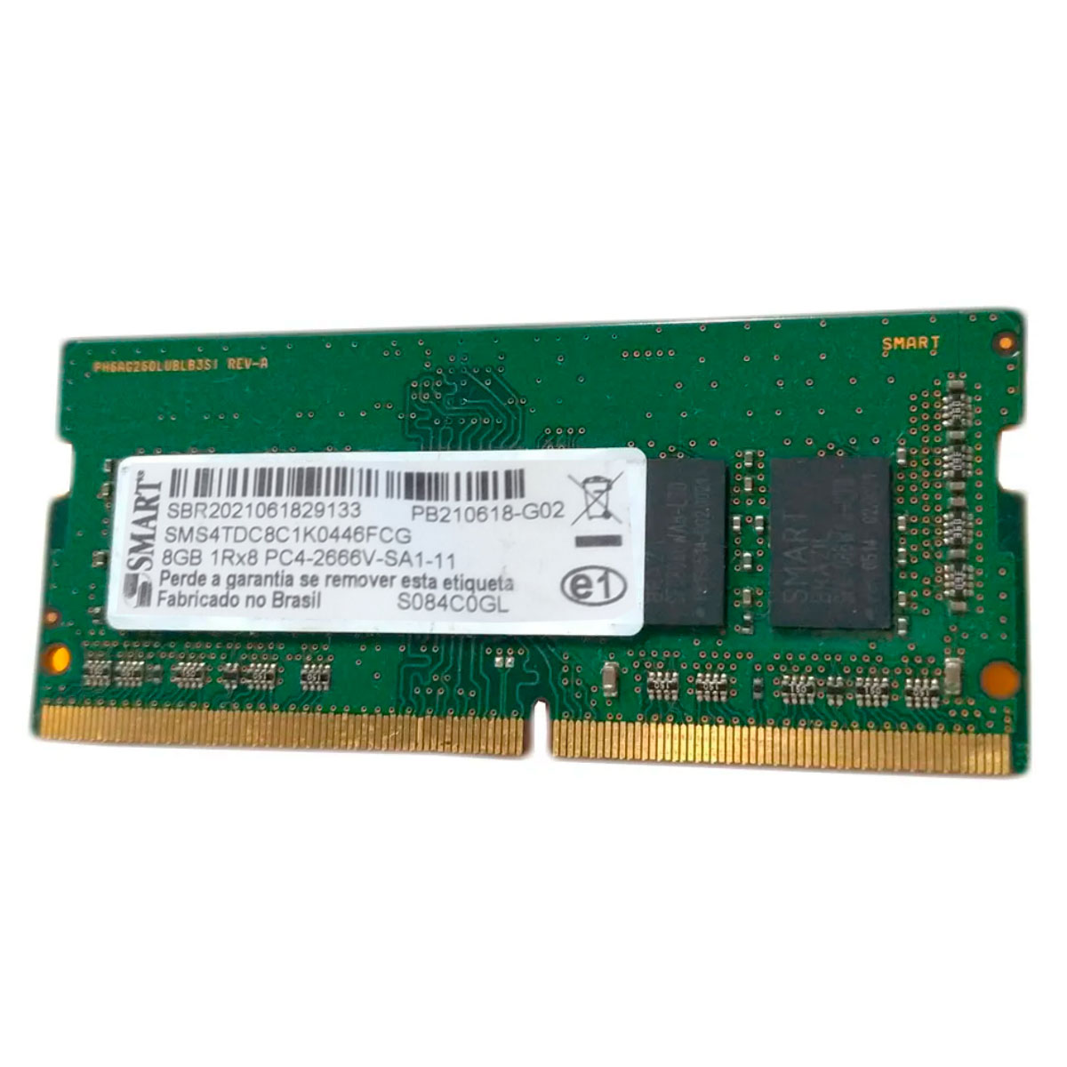 Memória SODIMM 8GB DDR4 2666MHz Smart - para Notebook