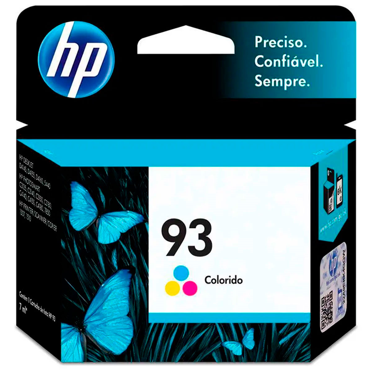 Cartucho HP 93 Colorido - C9361WB - HP Deskjet D4160, 5440, 5440v, 5440xi, Photosmart 7830, 7850, C3180, C4180, Psc 1507, 1510, 1510v, 1510xi, Officejet 6310 - Outlet