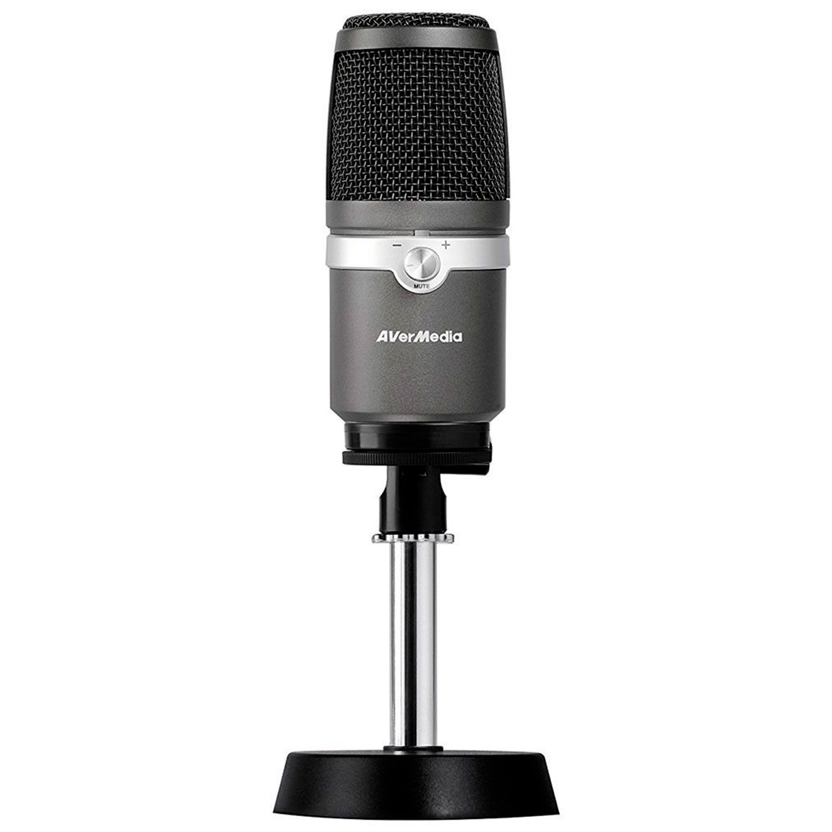 Microfone Condensador USB AVerMedia AM310 - Ideal para Mesa de Gravação e vídeos Youtube