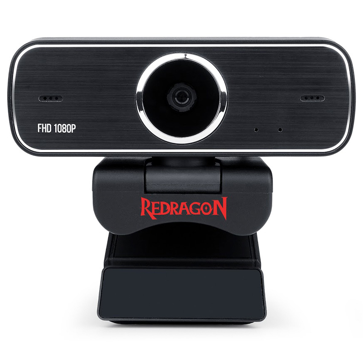 Web Câmera Redragon Hitman - Streaming - Vídeochamadas em Full HD 1080p - com Microfone Duplo - GW800