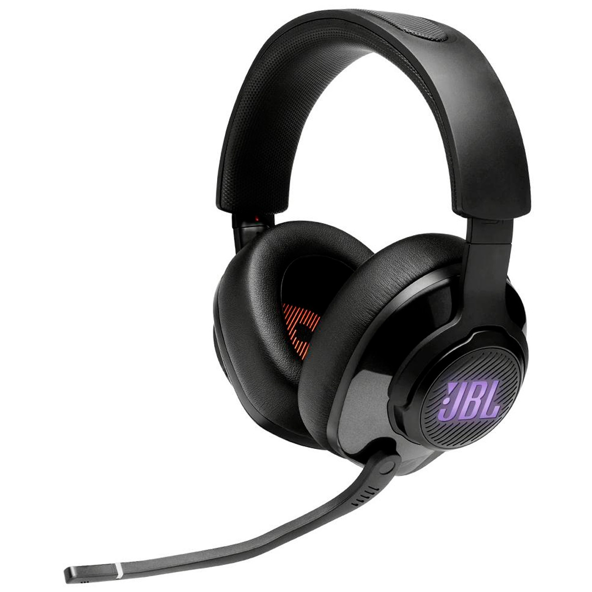 Headset Gamer JBL Quantum 400 - para Console e PC - Conector P2 e USB - LED RGB - Preto - JBLQUANTUM400BLK