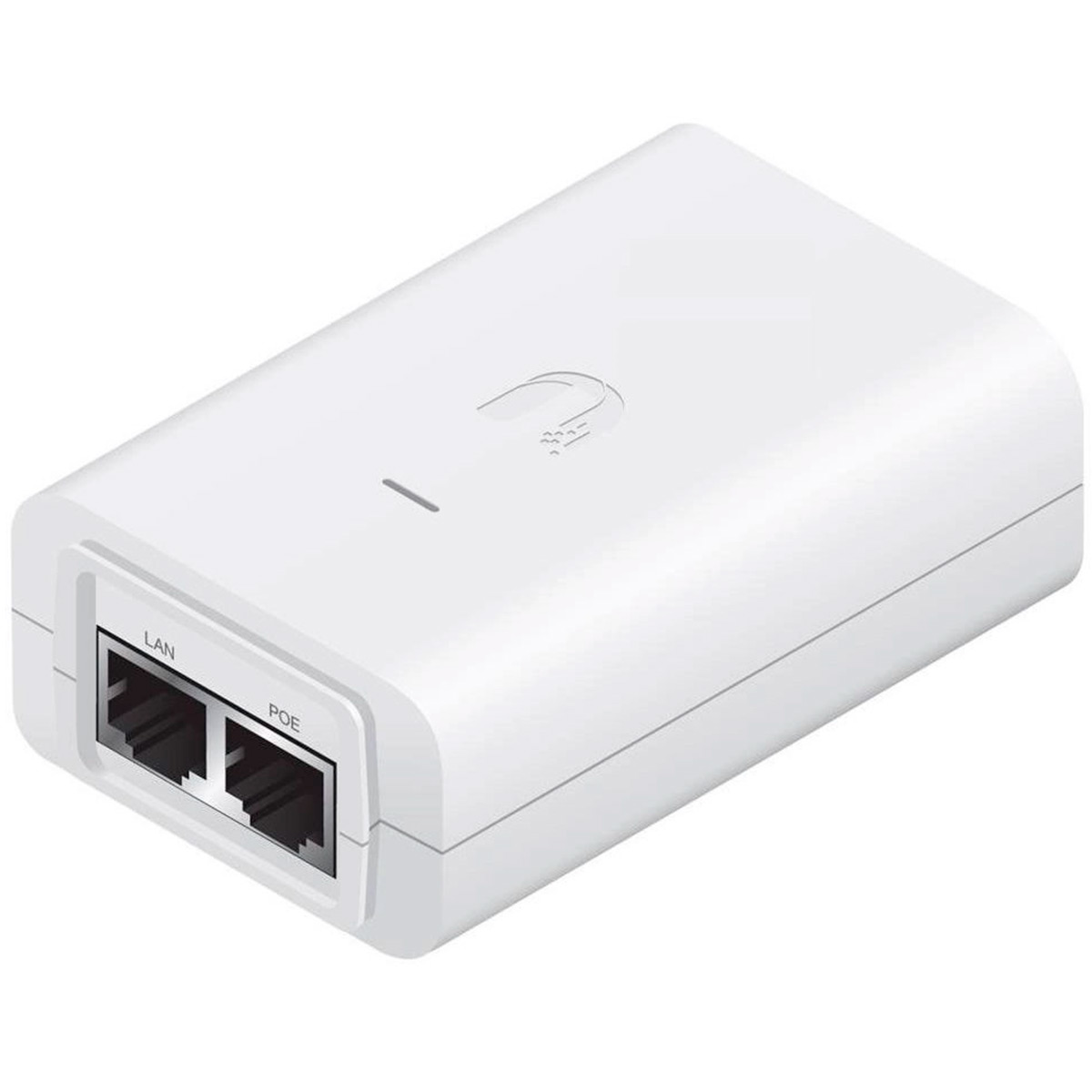 Fonte Injetor PoE Ubiquiti POE-24-12W-G BR - Gigabit - Energia e Dados através do cabo de Ethernet - Branco