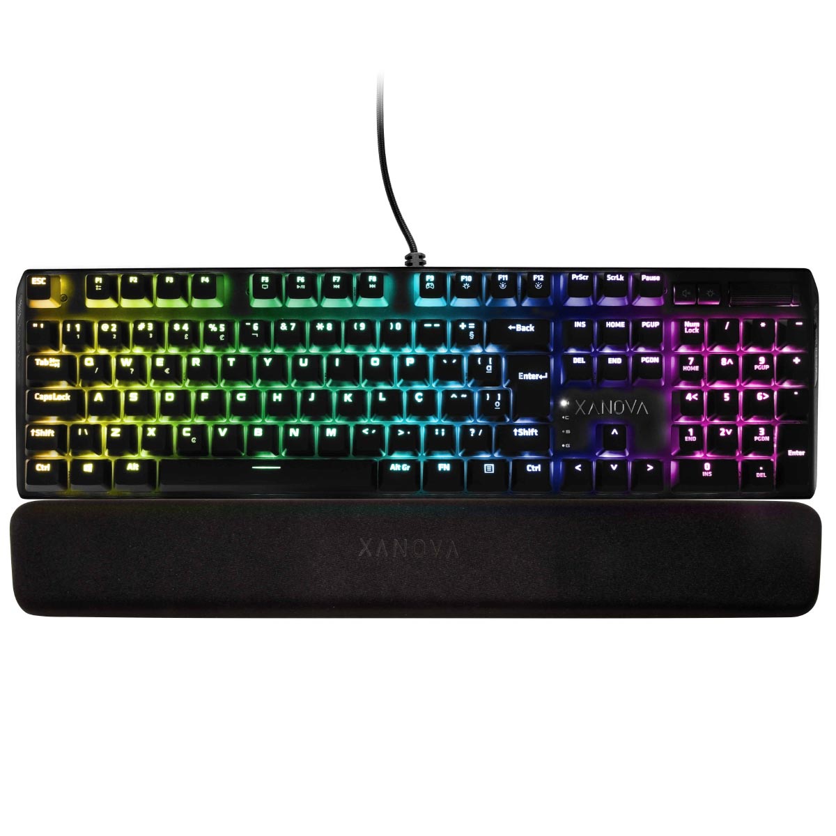 Teclado Mecânico Gamer Galax Xanova Magnetar - ABNT2 - LED RGB - Switch Cherry MX Brown - XK714C3RGABK2BBRG