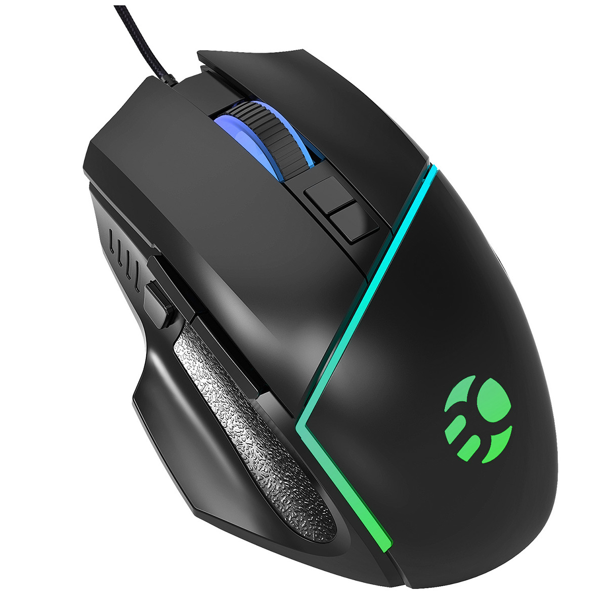 Mouse Gamer Bluecase BGM-01 - 2400dpi - LED 7 Cores - 8 Botões