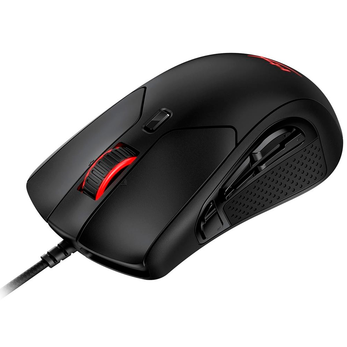 Mouse Gamer Kingston HyperX Pulsefire Raid - 16000dpi - LED RGB - 11 Botões Programáveis - HX-MC005B