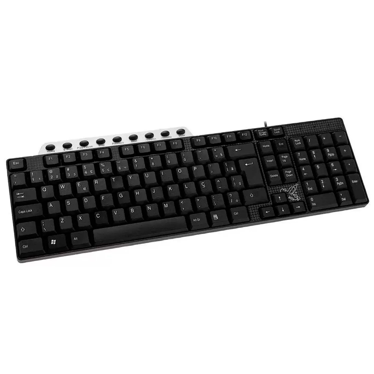 Teclado USB Multimidia Maxprint 608054 - ABNT2