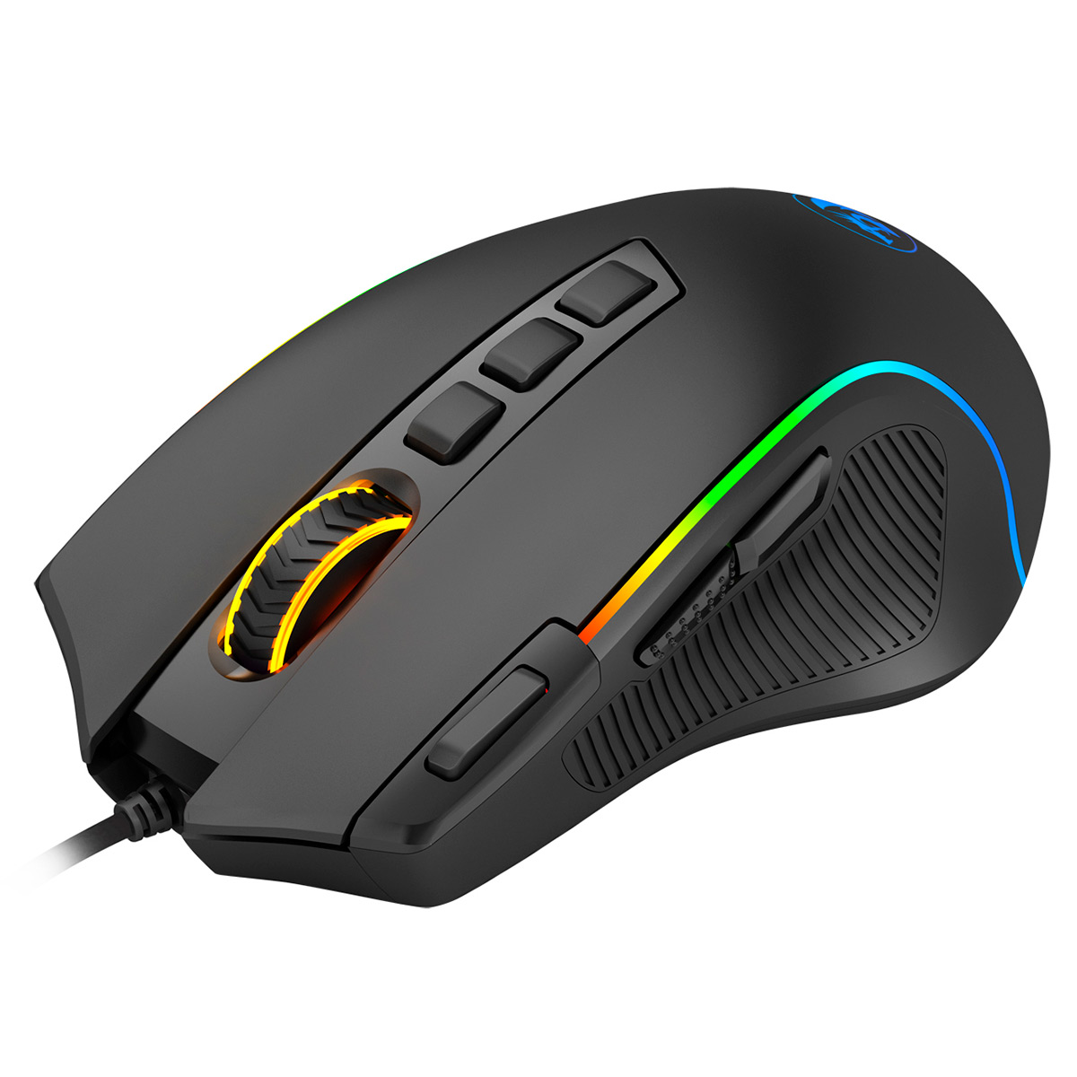 Mouse Gamer Redragon Predator - 8000dpi - Chroma RGB - 9 Botões - M612-RGB